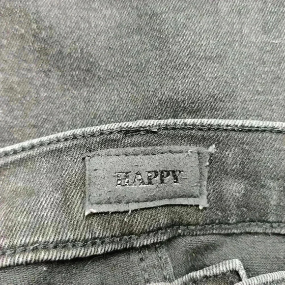 𝅺mother The Swooner Dagger Ankle Fray Black Jeans in Baa Baa Black Sheep Size 26 - Picture 8 of 12